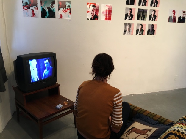 Ren Adams art, video art installation